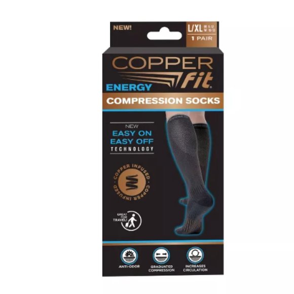 Other - NEW Copper Fit Unisex Compression Sock 2 Pairs